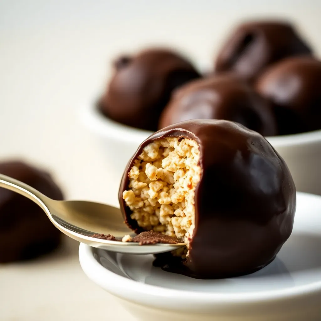 Chocolate Rice Krispie Balls Recipe