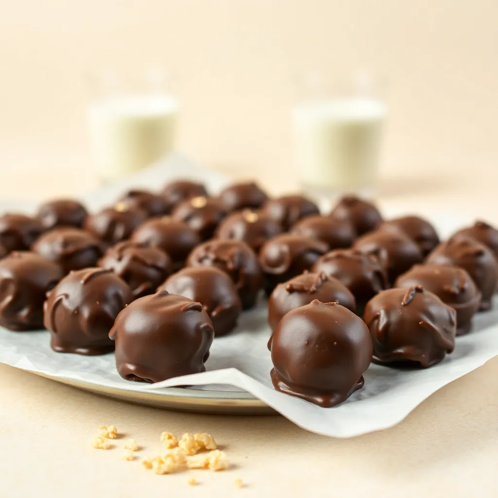 Chocolate Rice Krispie Balls Recipe