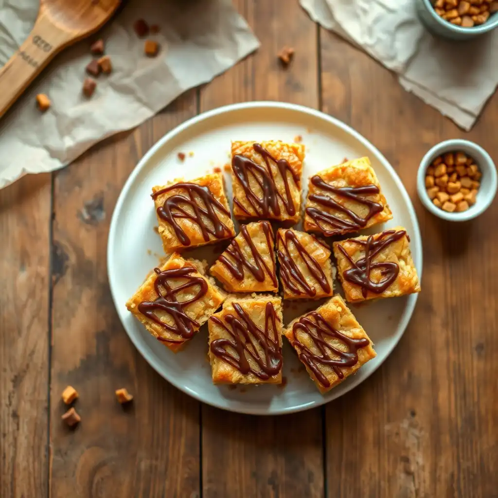 Cake Mix Toffee Bars