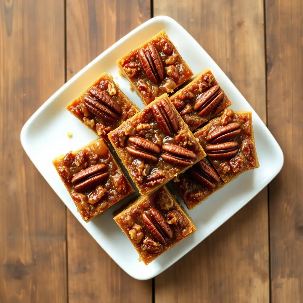 Lazy Girl Pecan Pie Bars