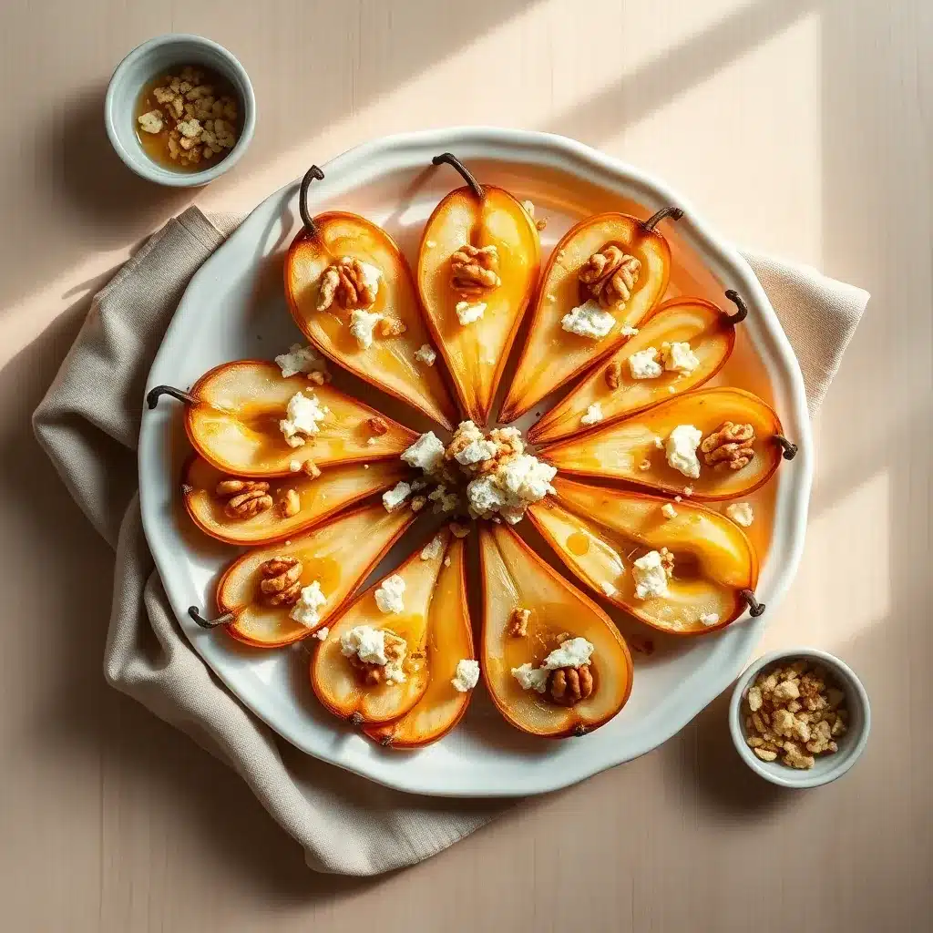 Baked Pears with Feta