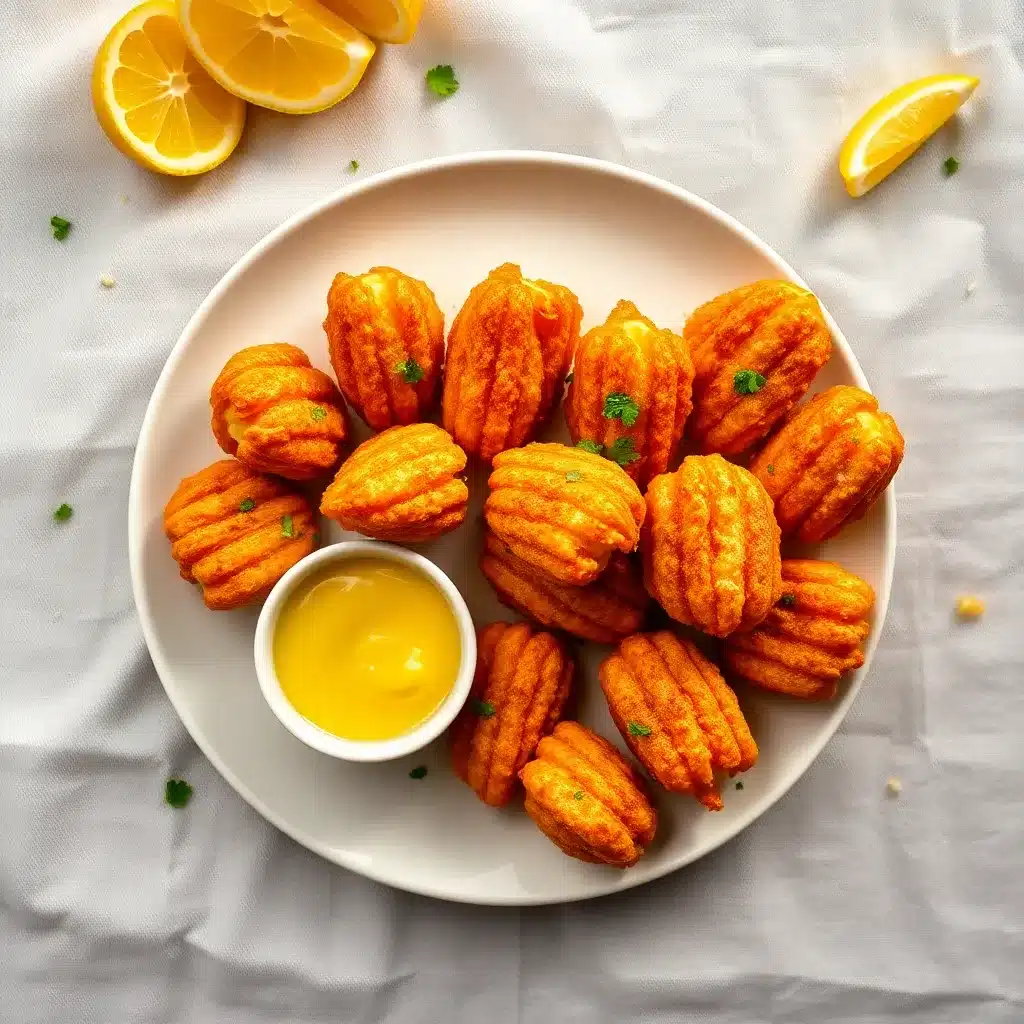 Crispy Lobster Bites with Garlic Butter Sauce