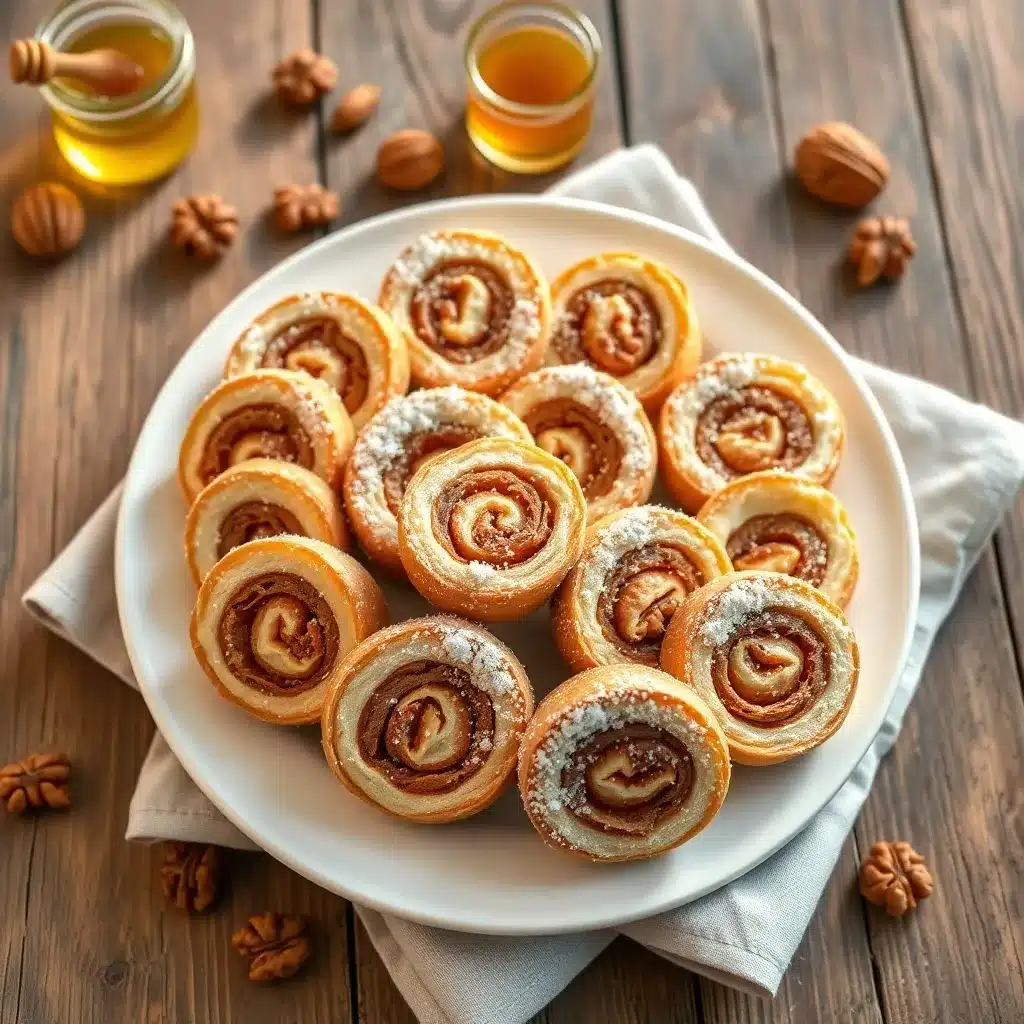 Italian Nut Roll Cookies