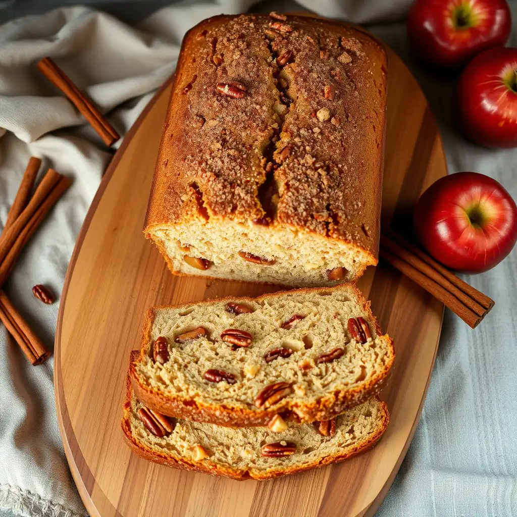Apple Cinnamon Pecan Bread