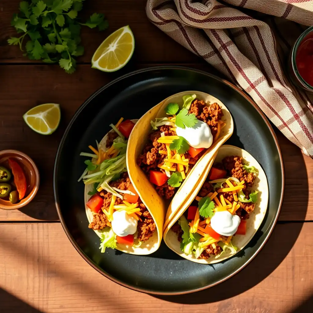 Homemade Beef Tacos