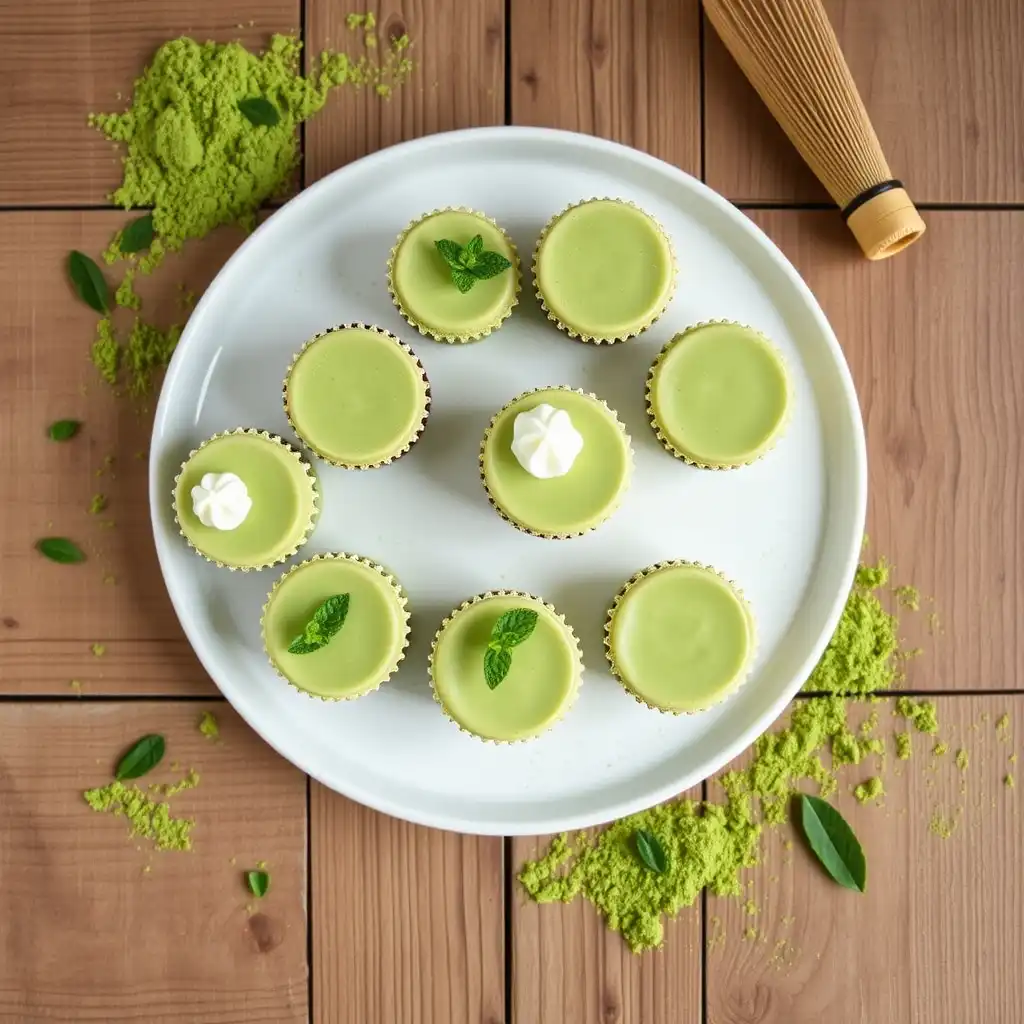 Mini Matcha Cheesecake Recipe