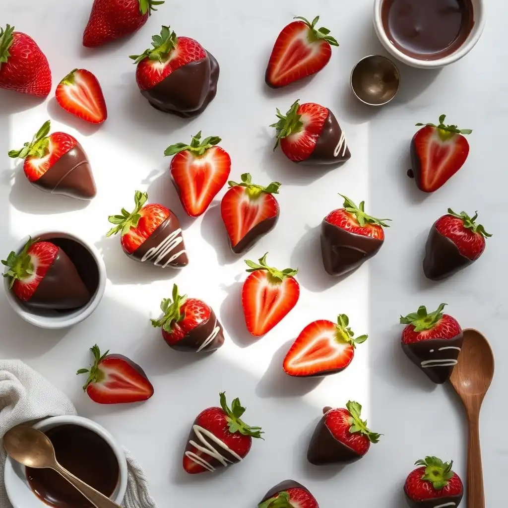 Want a dessert that’s as pretty as it is tasty? This Chocolate Covered Strawberry Bites Recipe is fresh, festive, and always a crowd-pleaser! 🍓🍫 #dessertideas #chocolatecoveredstrawberries #easyrecipes