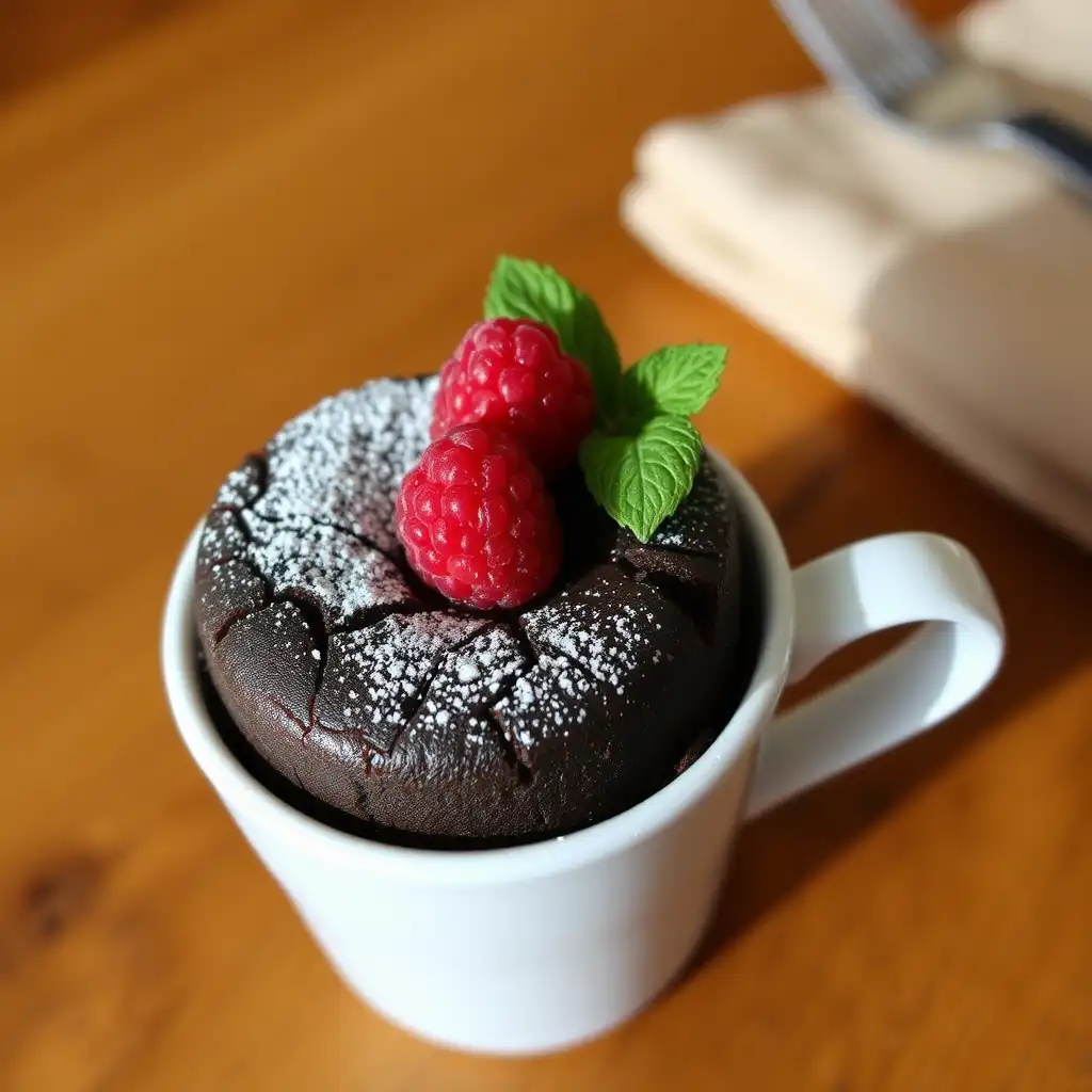 Chocolate Lava Cake in A Cup Recipe