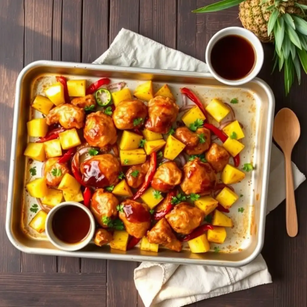 Hawaiian Chicken Sheet Pan: Sweet, Savory, and Simple
