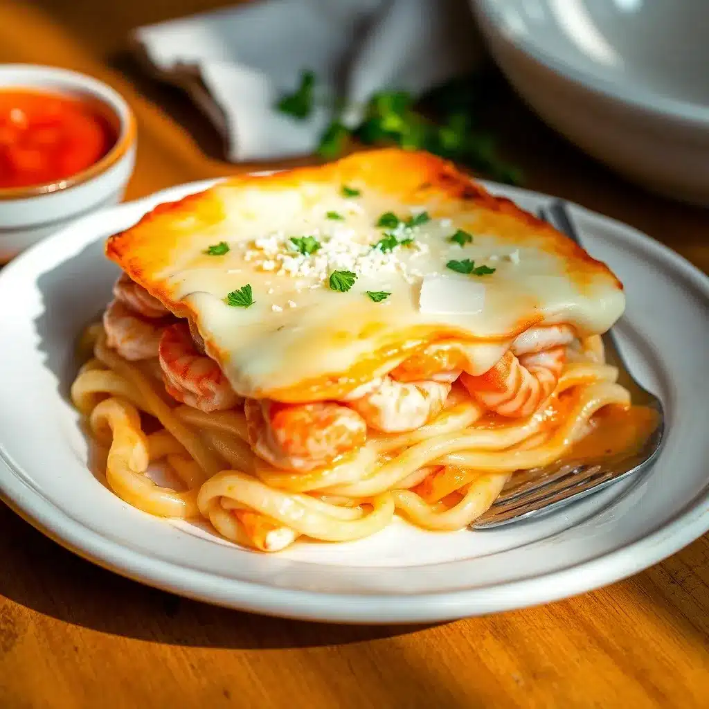 Ultimate Seafood Lasagna with Lobster and Shrimp