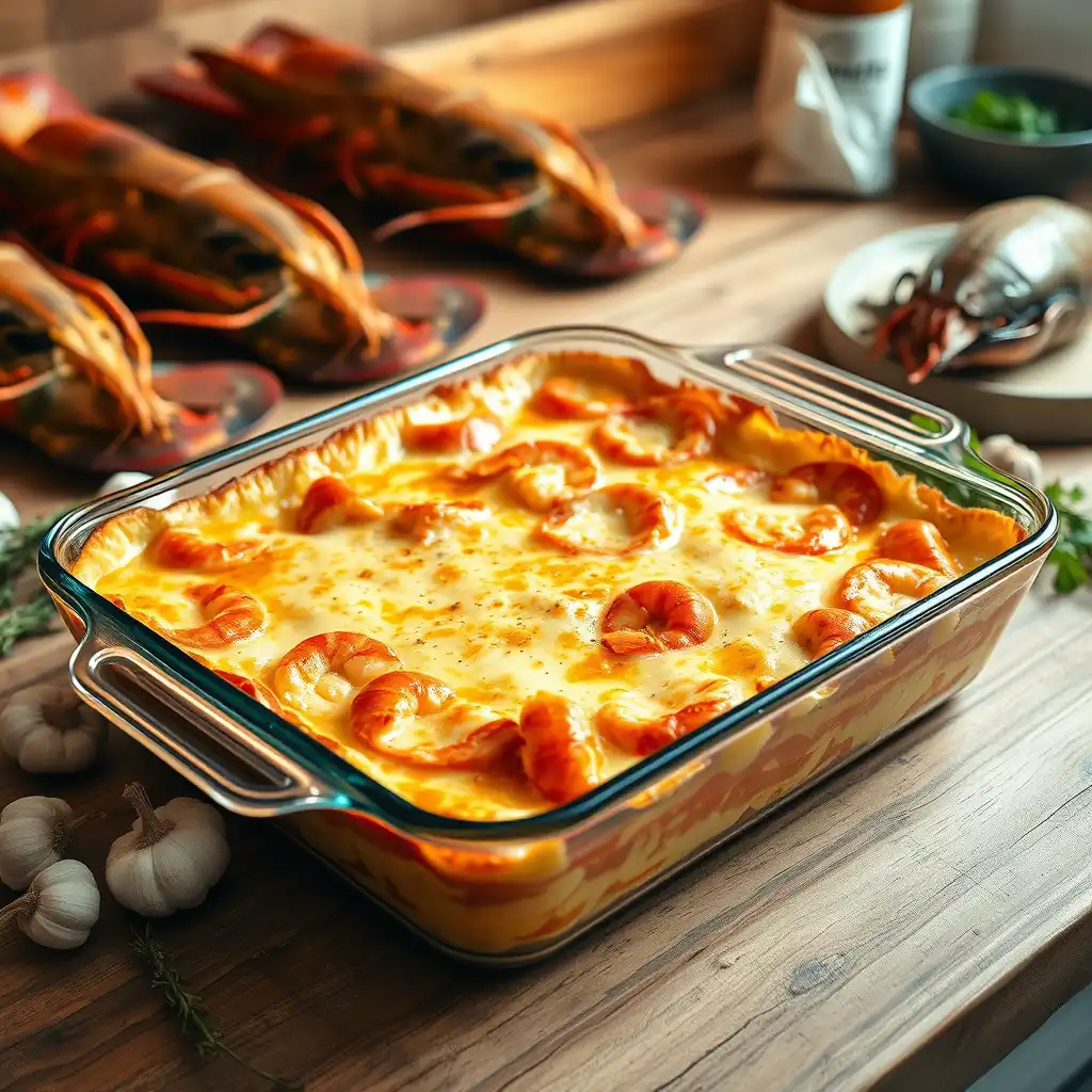 Ultimate Seafood Lasagna with Lobster and Shrimp