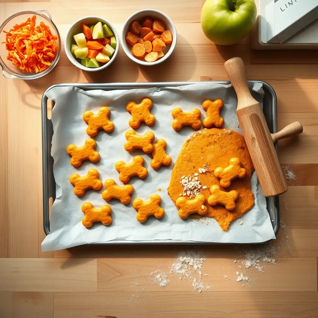 Apple & Carrot Hard Bones for Dogs