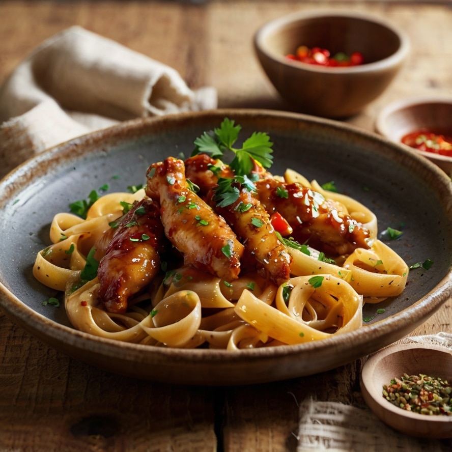Honey Pepper Chicken Pasta