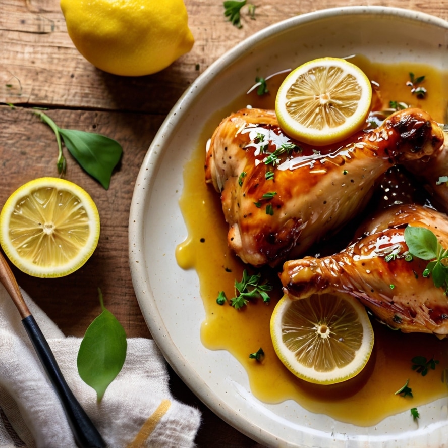Lemon Honey Glazed Chicken