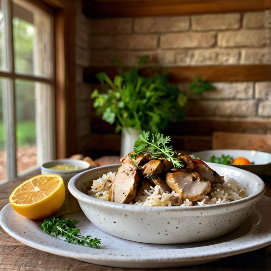 No Peek Chicken with Rice (Crock Pot)