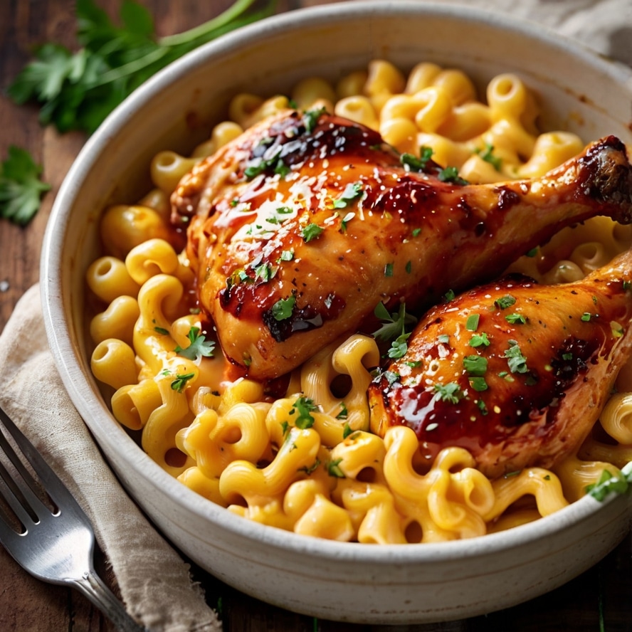 BBQ Chicken Mac & Cheese
