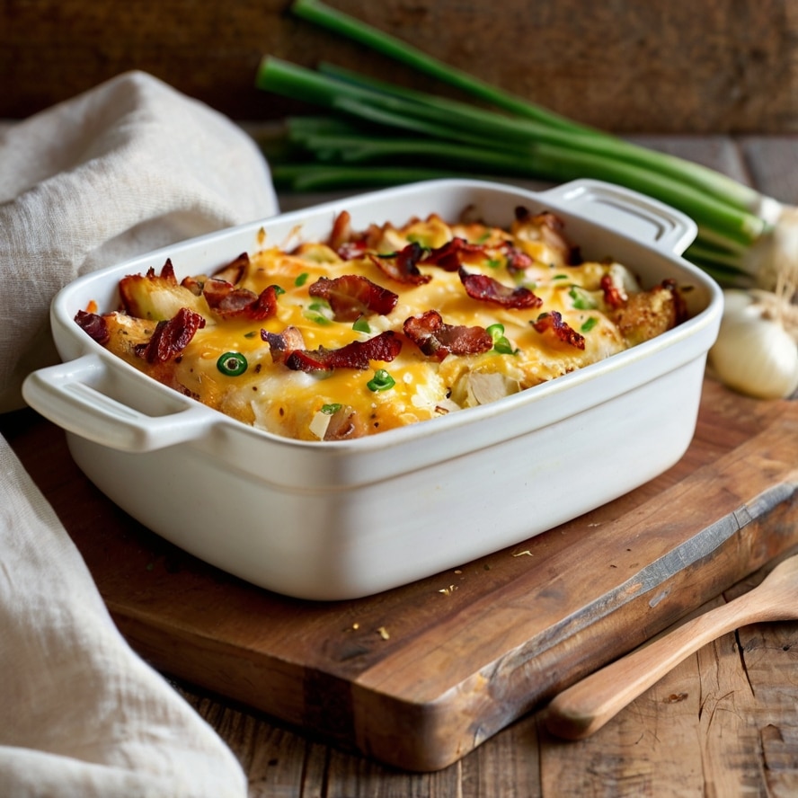 Loaded Potato Ranch Chicken Casserole