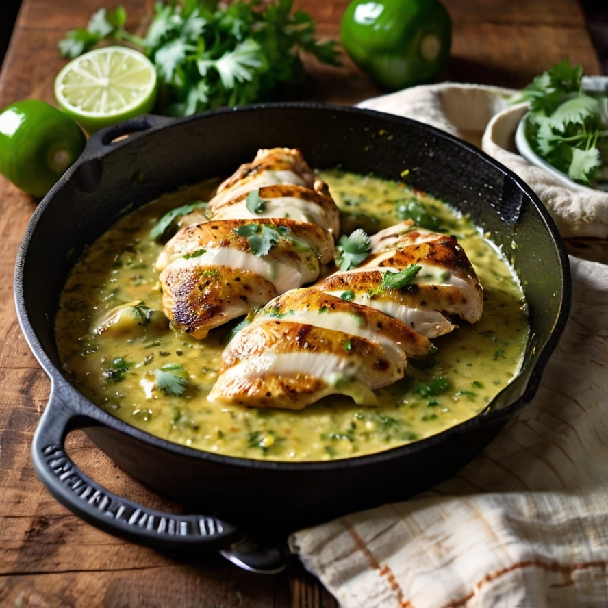 Salsa Verde Pepper Jack Chicken