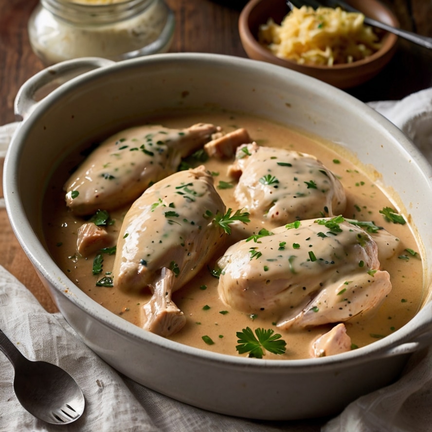 Creamy Ranch Chicken (Crock Pot)