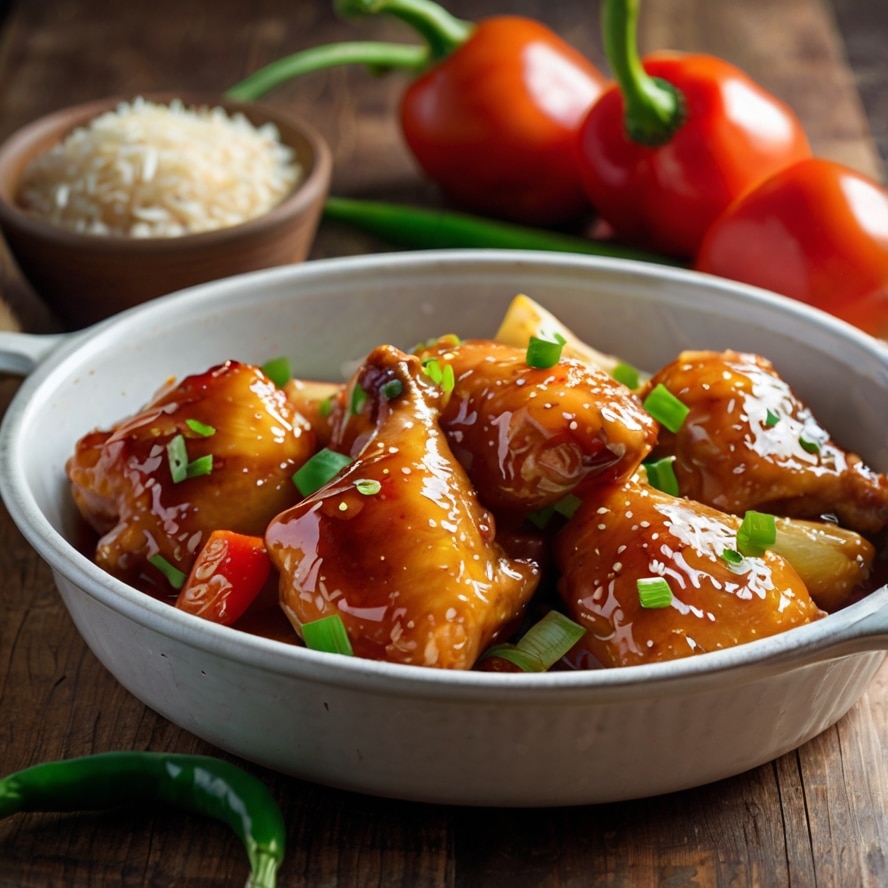 Oven Baked Sweet & Sour Chicken