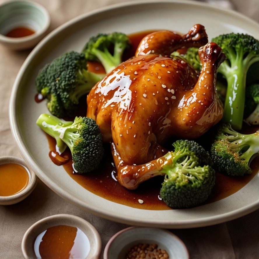 Honey Garlic Chicken & Broccoli