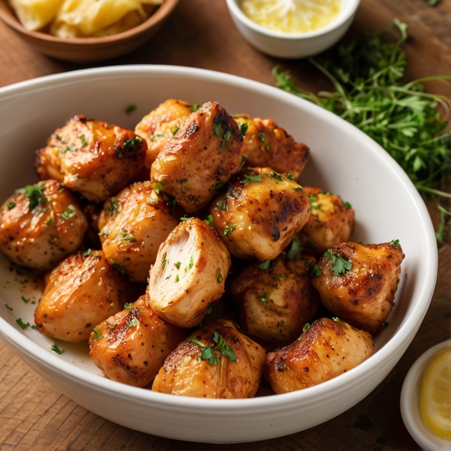 Garlic Butter Chicken Bites