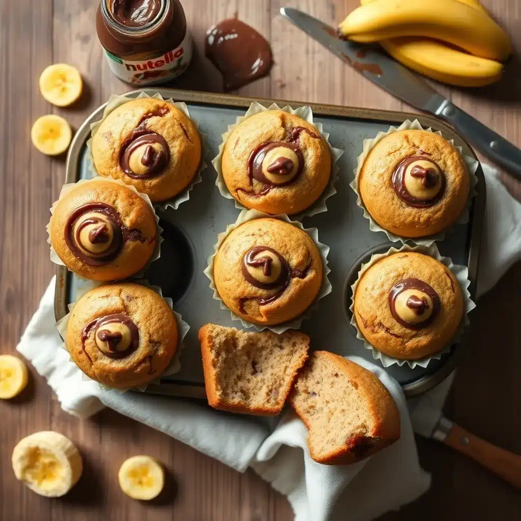 Nutella Banana Muffins