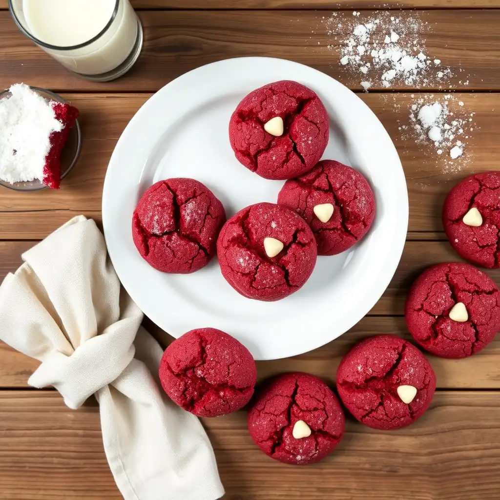 Easy Red Velvet Cookies
