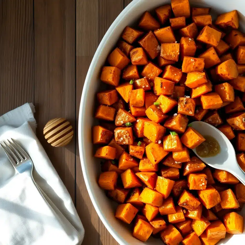 Easy Honey Roasted Sweet Potatoes