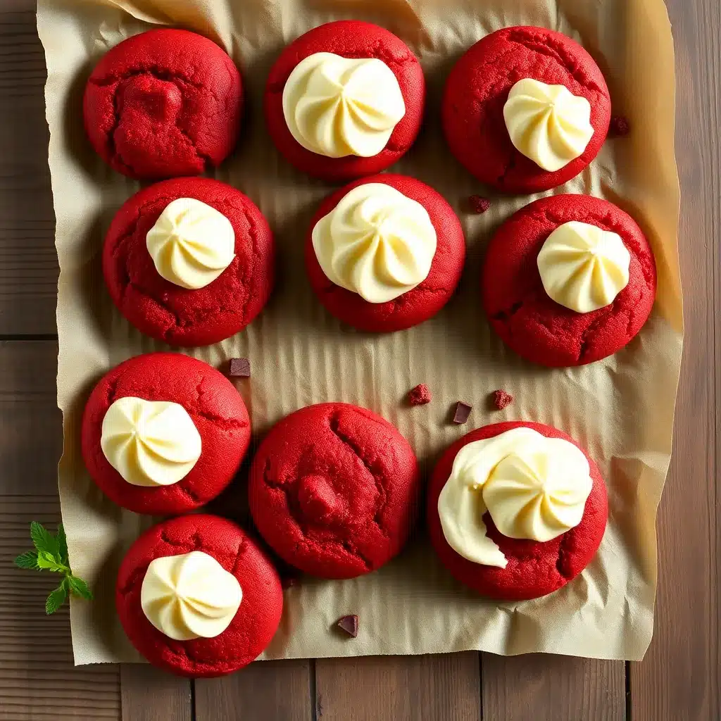 Red Velvet Cupcake Cookies
