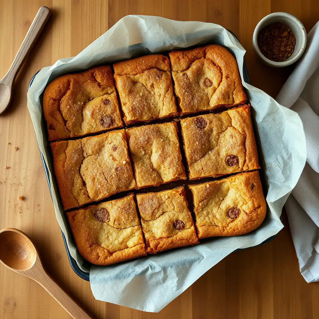 Cinnamon Blondies