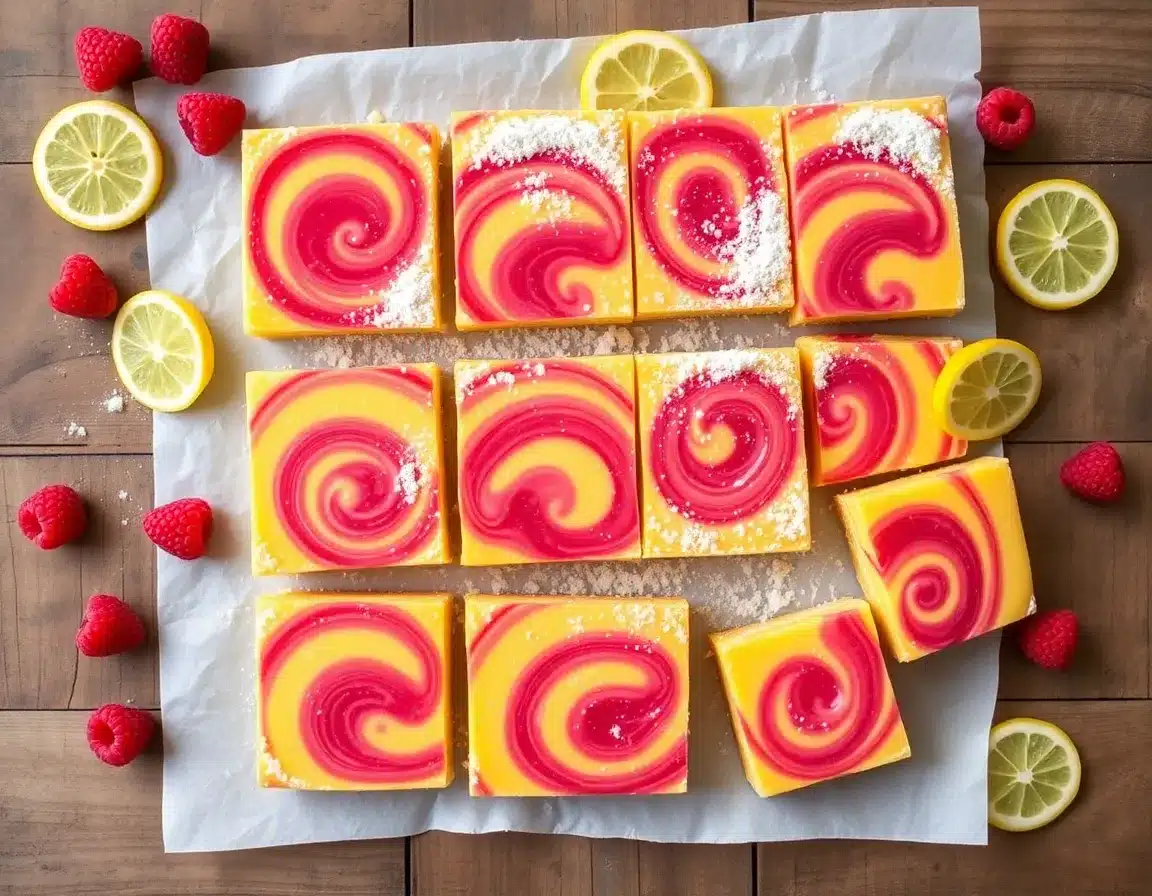 Tangy Raspberry Lemon Bars