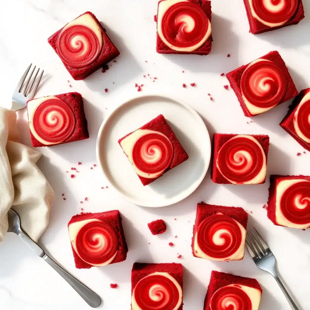 Red Velvet Bottom Cheesecake Mini Brownies