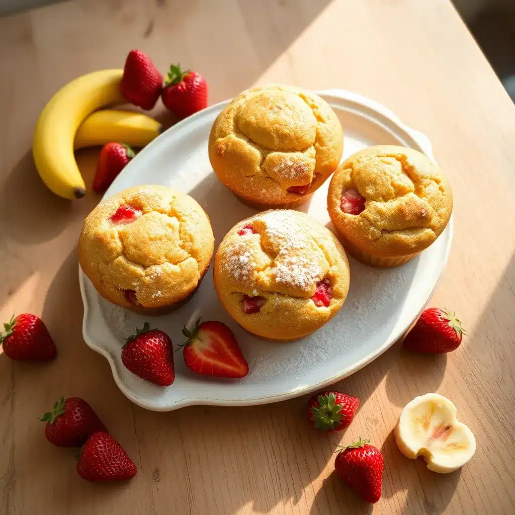 Strawberry Banana Muffins