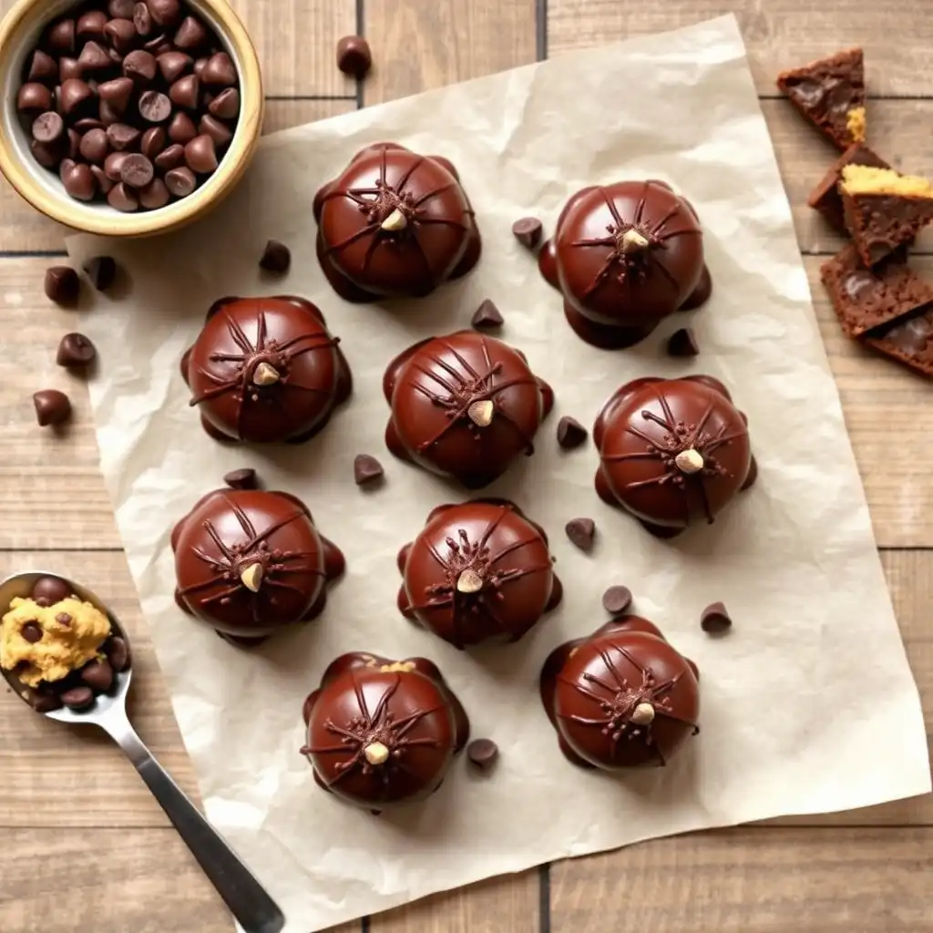 Perfect Chocolate Chip Cookie Dough Brownie Bombs