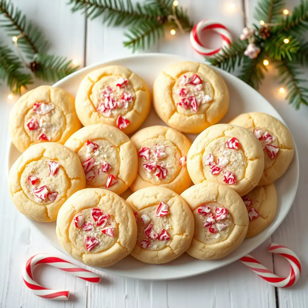 Candy Cane Sugar Cookies