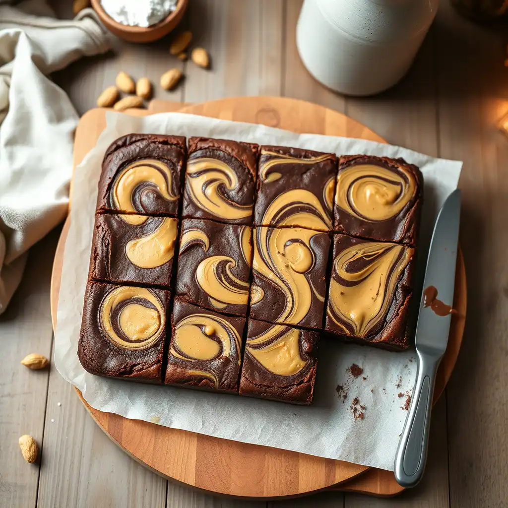 Peanut Butter Brownies