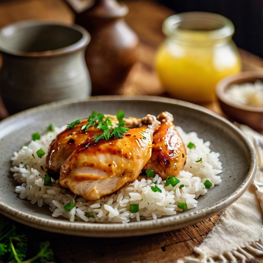 Garlic Chicken and Rice
