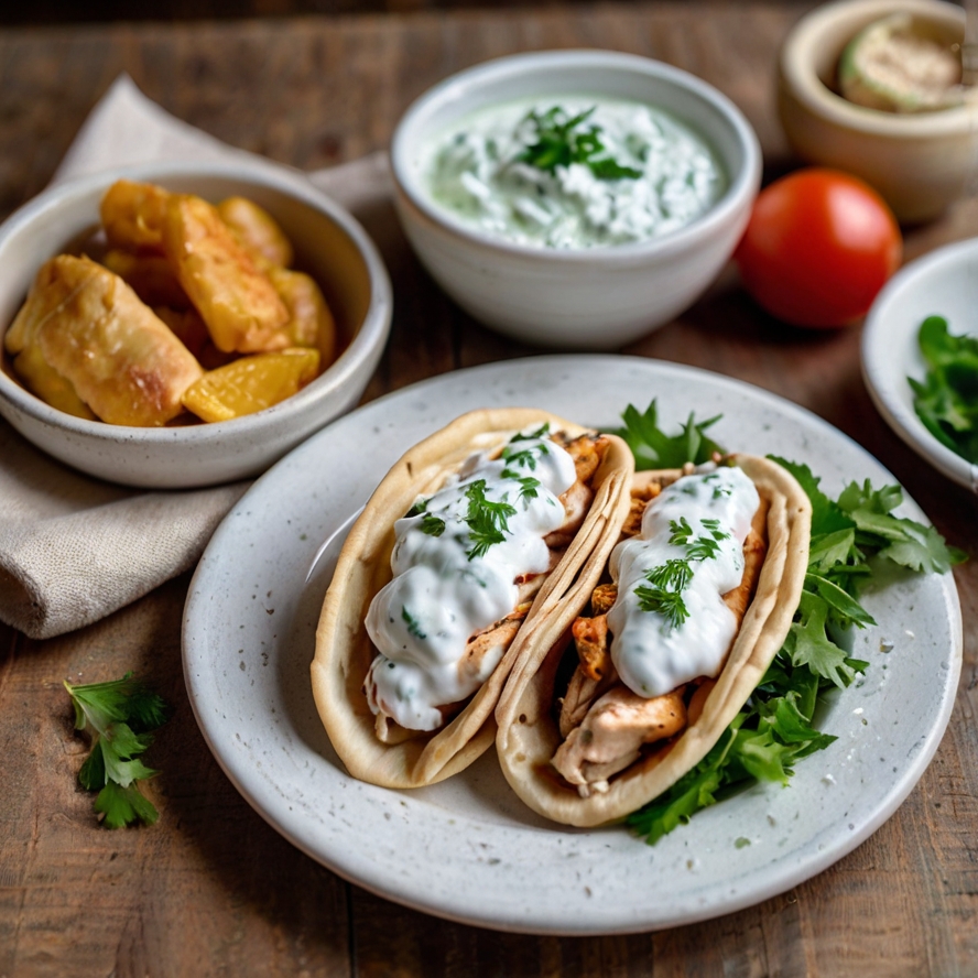 Make this Flavorful Greek Yogurt Marinated Chicken Gyros recipe tonight—tender, tangy, and quick to cook. A perfect Greek-inspired chicken dinner!