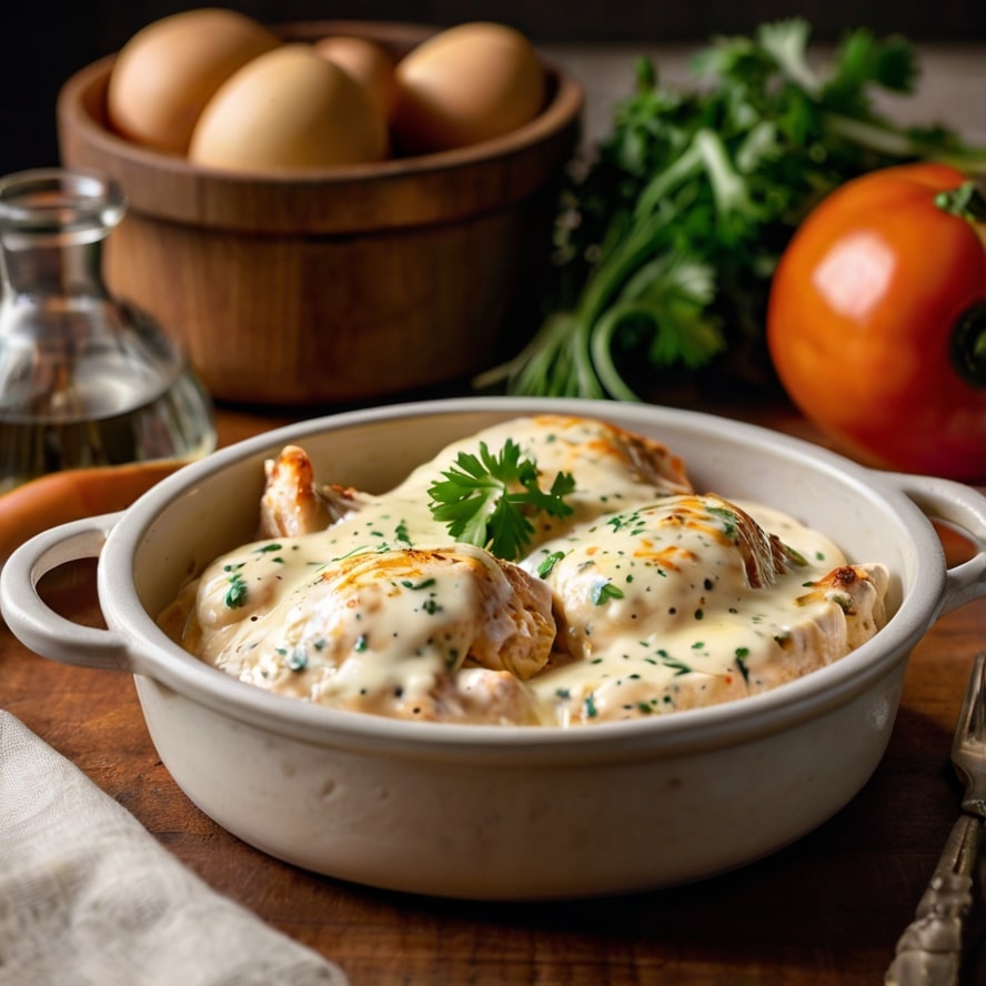 Cheesy Sour Cream Chicken