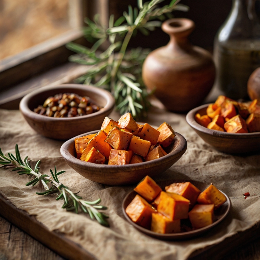 Savory Roasted Sweet Potatoes