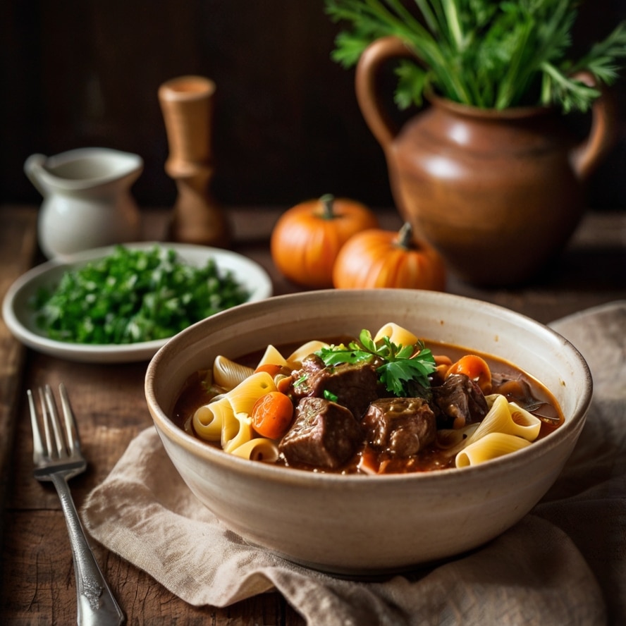 Easy Beef Stew Pasta for Weeknight Meals