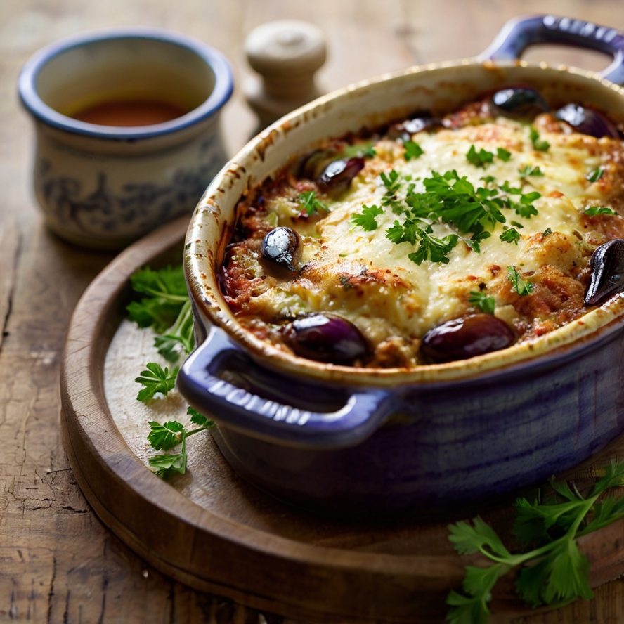 Classic Greek Eggplant Moussaka