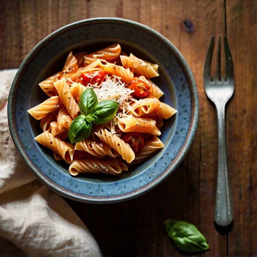 Creamy Tomato Garlic Pasta