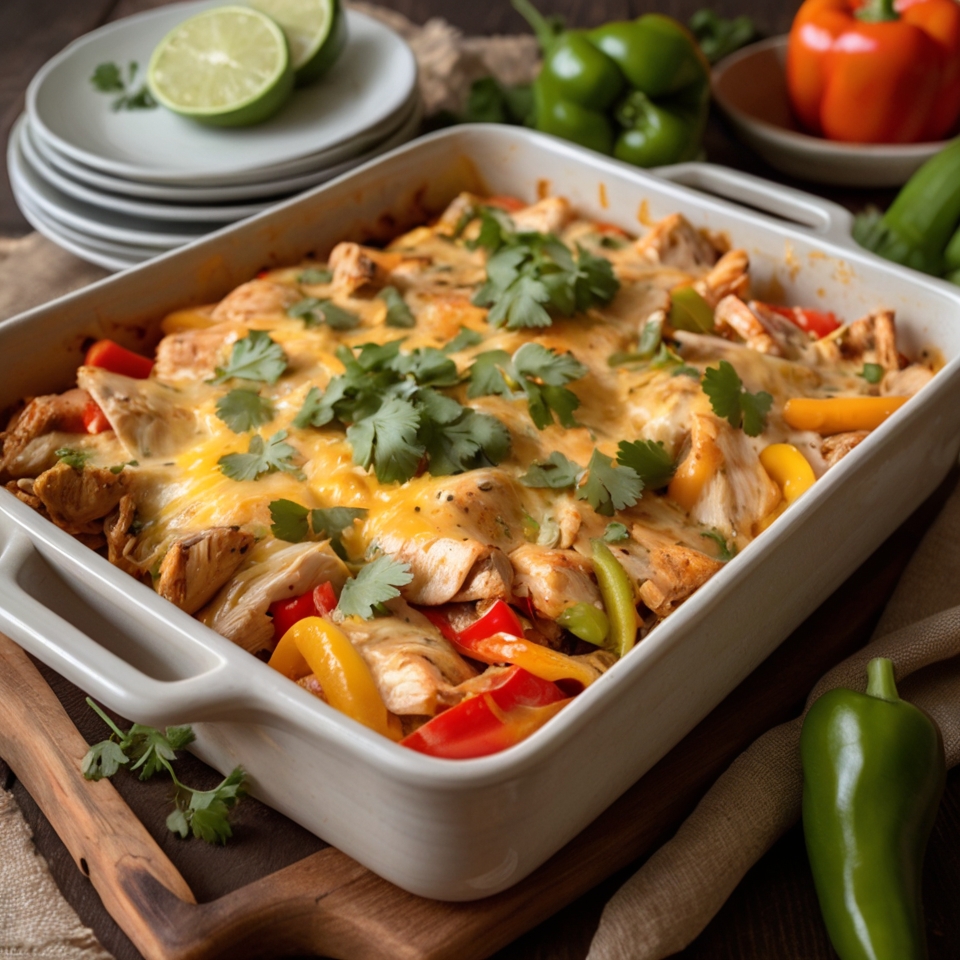 Fajita Chicken Casserole