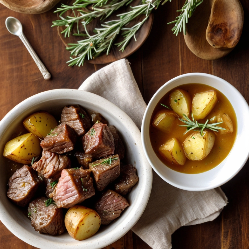 Sheet Pan Sausage and Sweet Potatoes with Honey Garlic Sauce